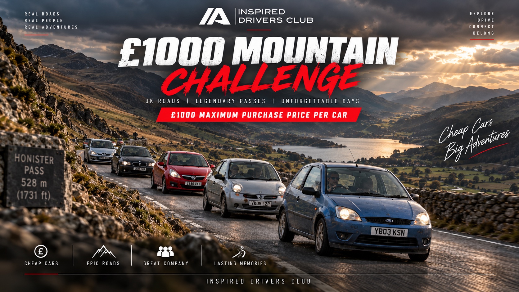 £1k Mountain Challenge - have you got what it takes